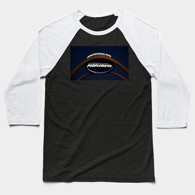 People mover in Tomorrowland arch design Baseball T-Shirt by dltphoto